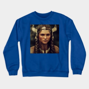 Viking Shield Maiden Crewneck Sweatshirt